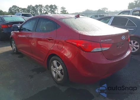 2013 Hyundai Elantra Gls from USA, damaged, VIN 5NPDH4AE4DH424463